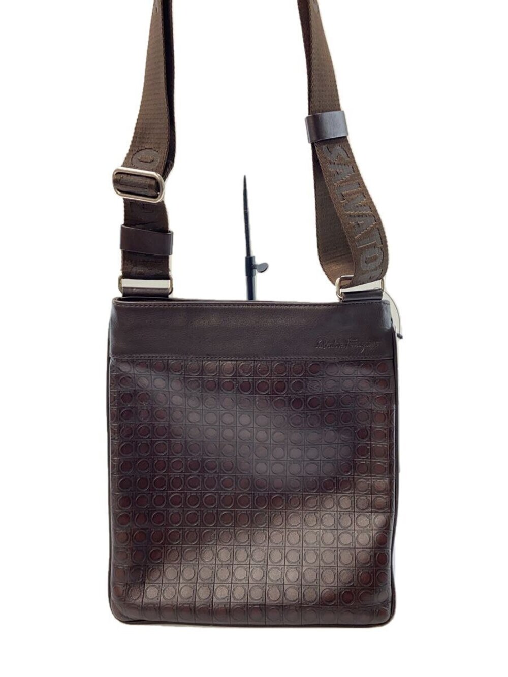 Salvatore Ferragamo Shoulder Bag Leather Brown